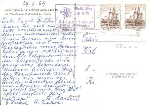 Linz Donau Linzerhaus Berghaus ÖAV Sektion Linz mi – Bild 2