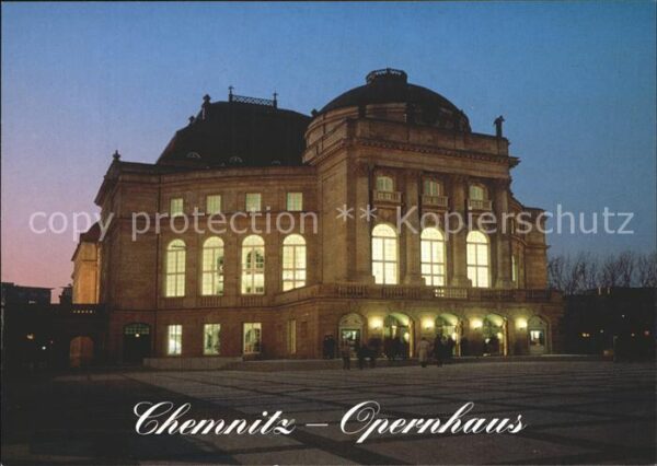 Chemnitz Opernhaus am Theaterplatz