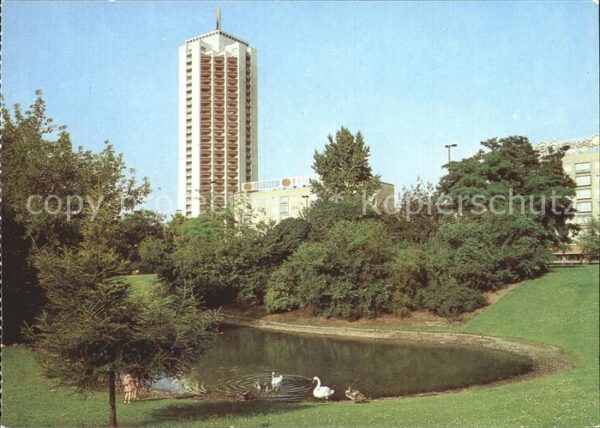 Leipzig Wohnhochhaus Wintergartenstrasse Entent