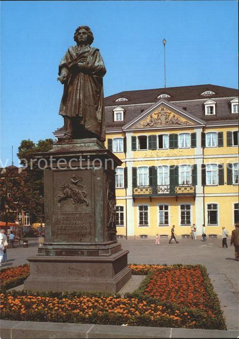 Bonn Rhein Beethoven Denkmal Statue Münsterplatz