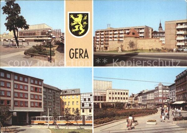 Gera Haus der Kultur Historische Stadtmauer