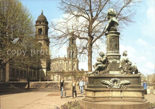 Dresden Rietschel Denkmal Brühlsche Terrasse