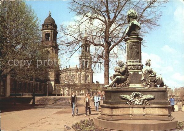 Dresden Rietschel Denkmal Brühlsche Terrasse