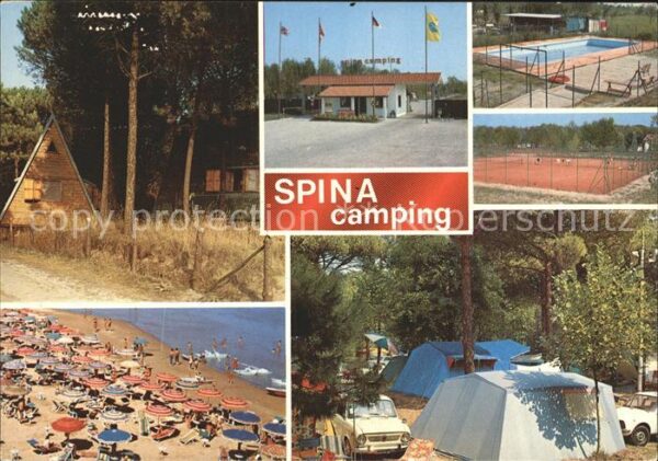 Lido di Spina Campingplatz Strand Swimming Pool Tenni