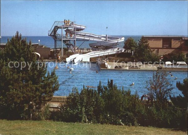 Groemitz Ostseebad Freibad mit Wasserrutsche