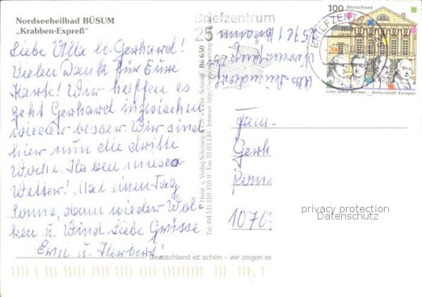 Buesum Nordseebad Krabben Express Kanal Fischkutter – Bild 2