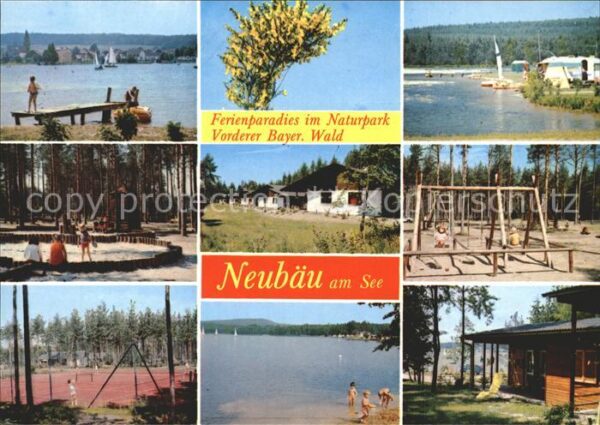 Neubaeu Roding Campingplatz am See Bungalow Kinderspie