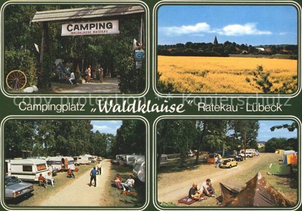 Ratekau Campingplatz Waldklause Rapsfelder