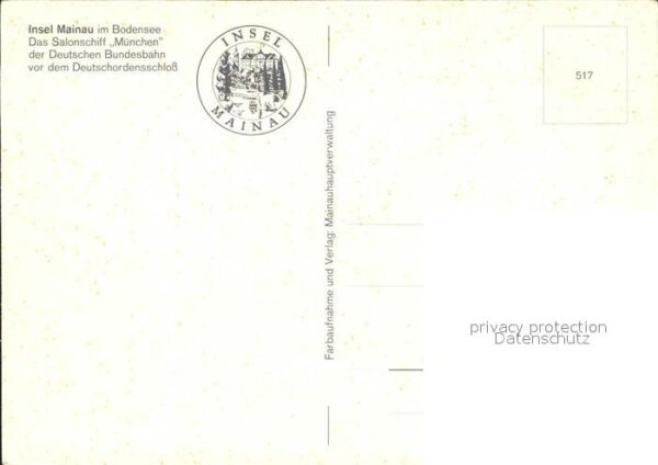 Insel Mainau Salonschiff München Deutschordenschloss – Bild 2