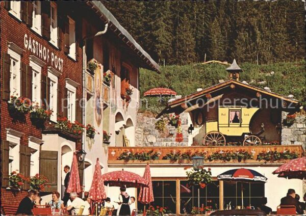 Lech Vorarlberg Alte Postkutsche aus dem Jahr 1885 Gast