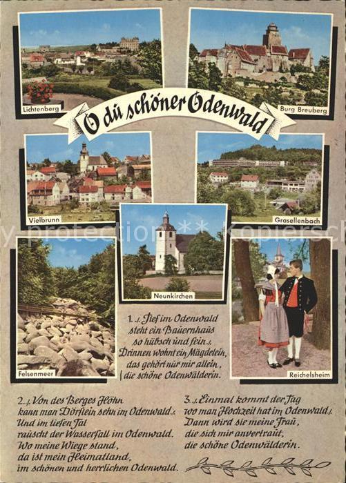 Lichtenberg Odenwald Gedicht Burg Breuberg Grassellenbach Re