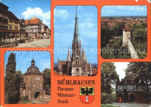 Muehlhausen Thueringen Thomas Münther Stadt Steinweg Marienkir