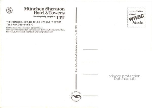 Muenchen Sheraton Hotel & Towers – Bild 2