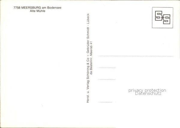 Meersburg Bodensee Alte Mühle Wasserrad – Bild 2