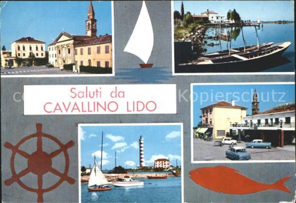 Cavallino Venezia Teilansichten Hafen Leuchtturm