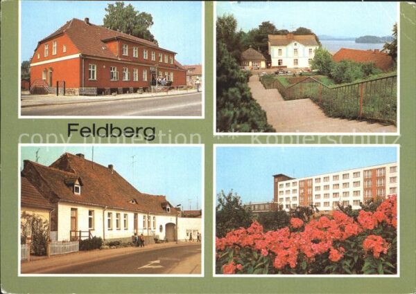Feldberg Mecklenburg Rathaus FDGB Erholungsheim Freundschaft