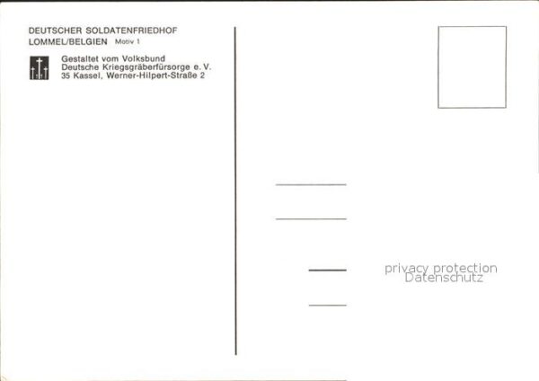 Lommel Deutscher Soldatenfriedhof Volksbund De – Bild 2