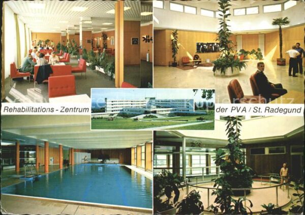 St Radegund Reha Zetrum der PVA Foyer Hallenbad