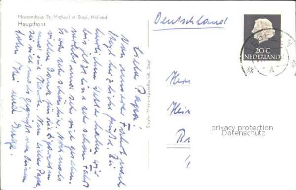 Steyl Niederlande Missionshaus Sankt Michael Hauptfront – Bild 2
