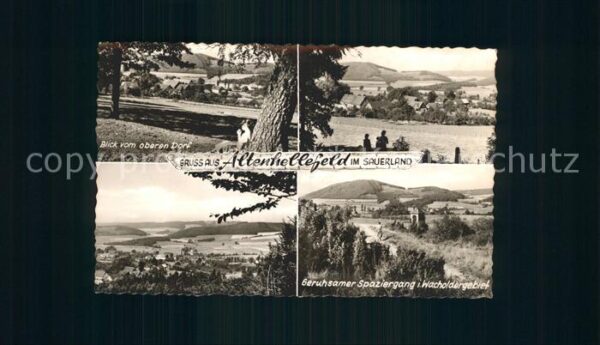 Altenhellefeld Blick vom oberen Dorf Panorama