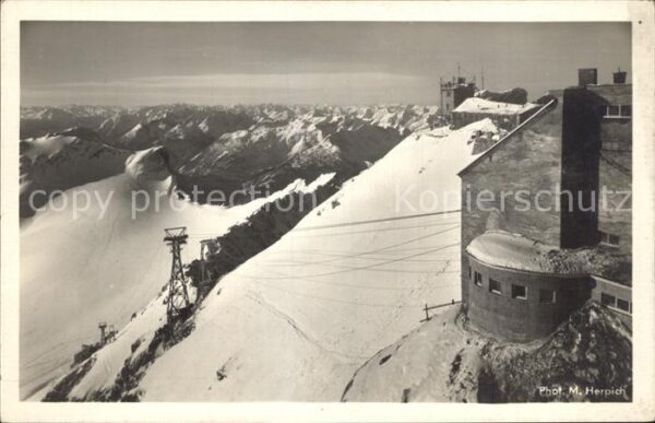 Zugspitze Bayerische Zugspitzbahn Bergstation Mün