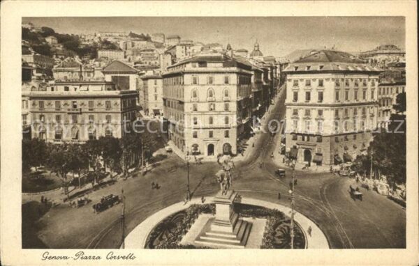 Genova Genua Liguria Piazza Corvello
