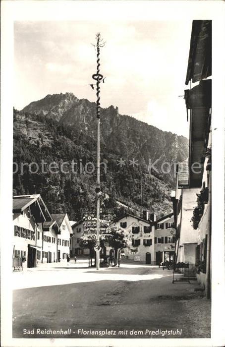 Bad Reichenhall Floriansplatz Predigtstuhl