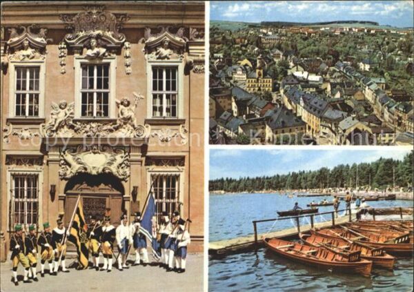 Schneeberg Erzgebirge Hafen Stadtansicht