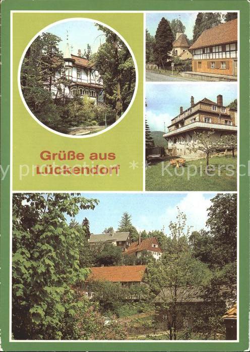 Lueckendorf Kulturhaus Franz Hackel FDGB- Erholungs
