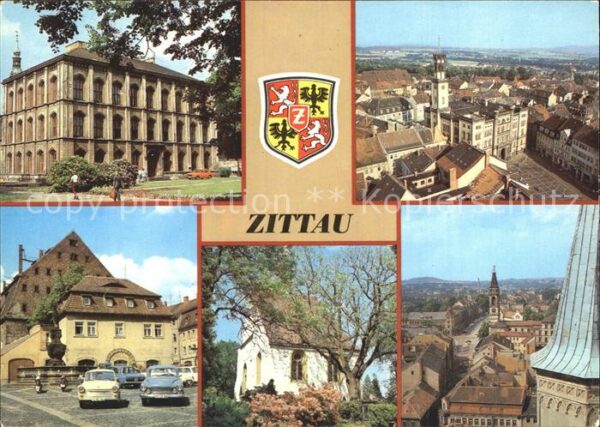 Zittau Rathaus Samariterinnenbrunnen Frauenkir
