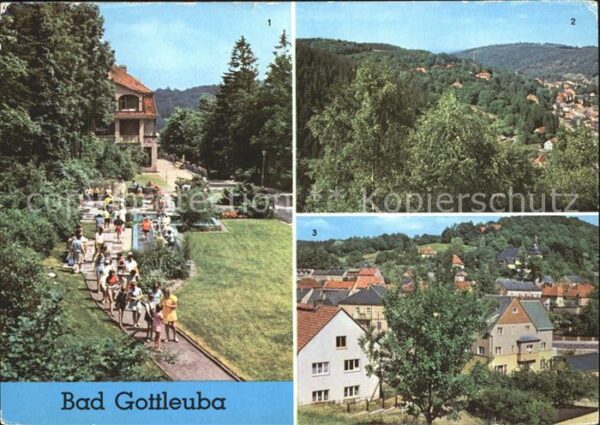 Bad Gottleuba-Berggiesshuebel Wassertretanlage Kliniksanatorium