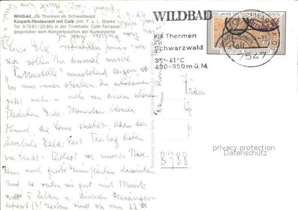 Wildbad Schwarzwald Kurpark Restaurant – Bild 2