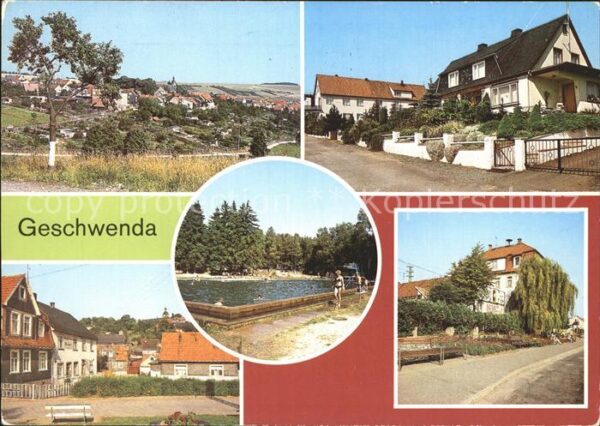 Geschwenda Panorama Weisser Stein Waldbad Parkanla