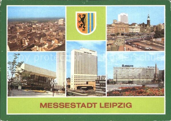 Leipzig Fussgängerbrücke Hotel Merkur Interhote