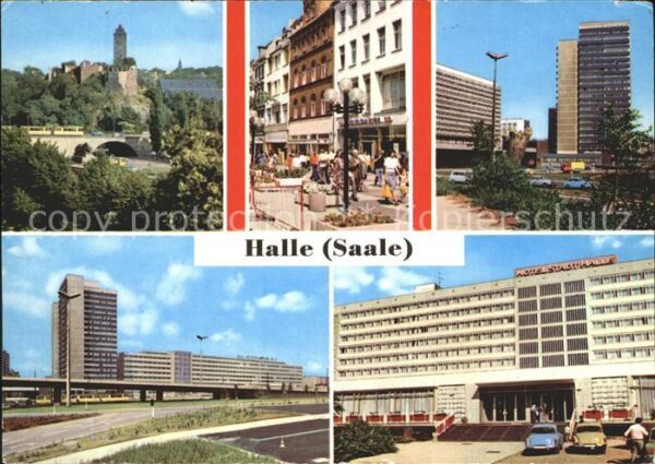 Halle Saale Burg Giebichenstein Interhotel Stadt Ha