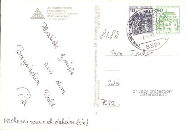 Haidmuehle Jugendherberge Frauenberg – Bild 2