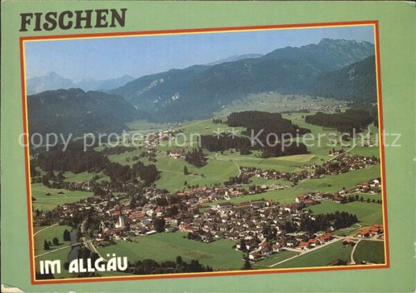 Fischen Allgaeu Fliegeraufnahme