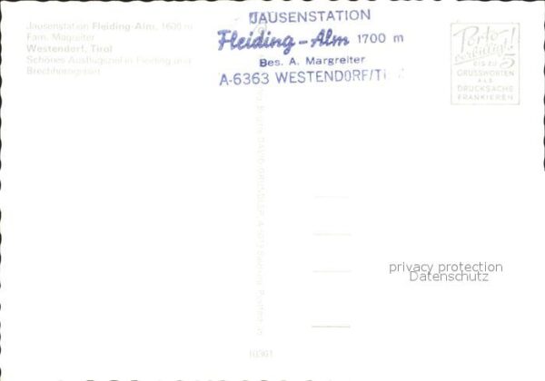 Westendorf Tirol Jausenstation Fleiding- Alm – Bild 2