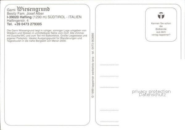 Hafling Garni Wiesengrund – Bild 2