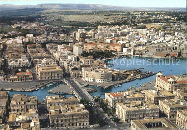 Siracusa Umberto Brücke Fliegeraufnahme