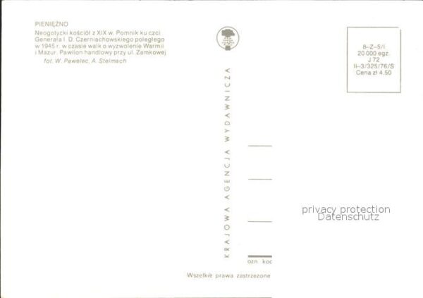 Pieniezno Wappen Kathedrale Denkmal – Bild 2