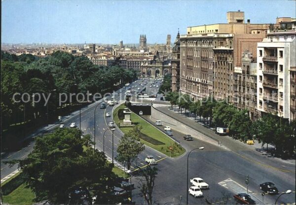 Madrid Spain Alcala Strasse