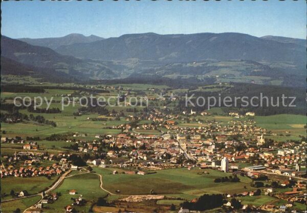 Feldkirchen Kaernten Fliegeraufnahme