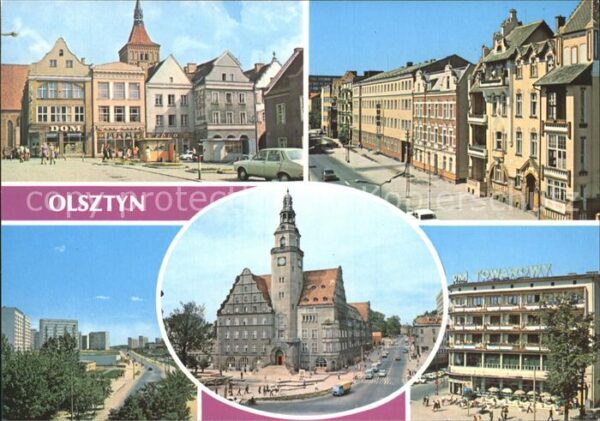 Olsztyn Allenstein Rathaus Dom Platz