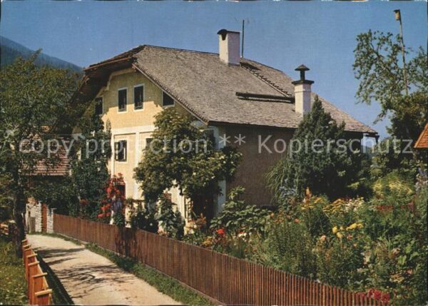 Wagrain Salzburg Heimstätte des Dichters Waggerl
