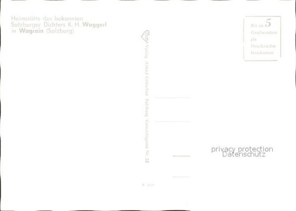 Wagrain Salzburg Heimstätte des Dichters Waggerl – Bild 2