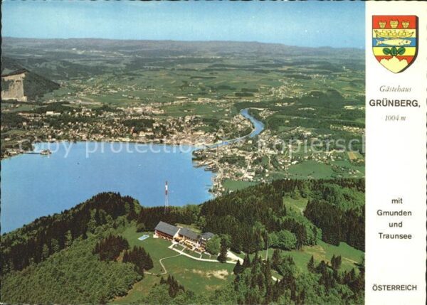Gmunden Salzkammergut Fliegeraufnahme