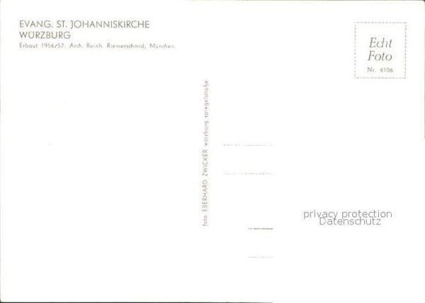 Wuerzburg Evangelische Sankt Johanniskirche – Bild 2