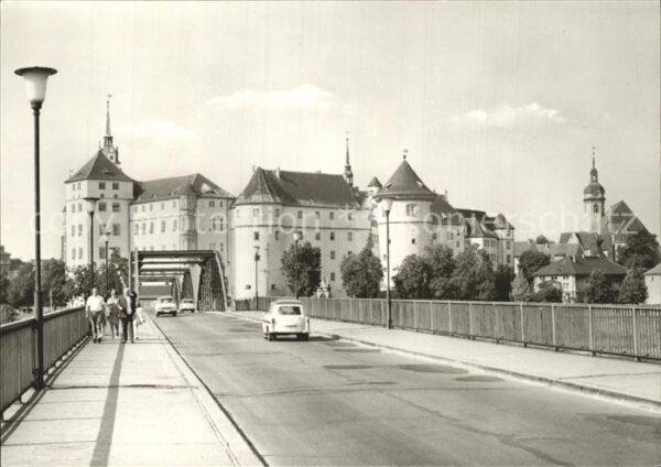 Torgau Schloss Hartenfels Elbbrücke
