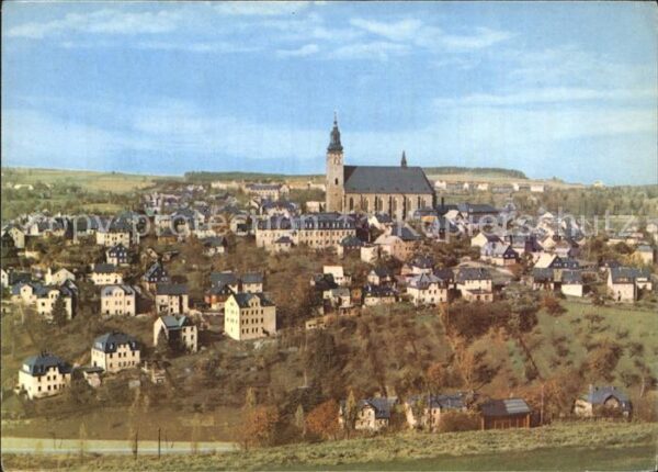Schneeberg Erzgebirge Stadtansicht